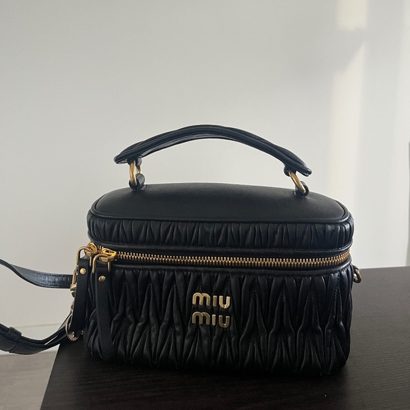 Miu Miu Handbags - Miu Miu Matelassé Vanity Bag